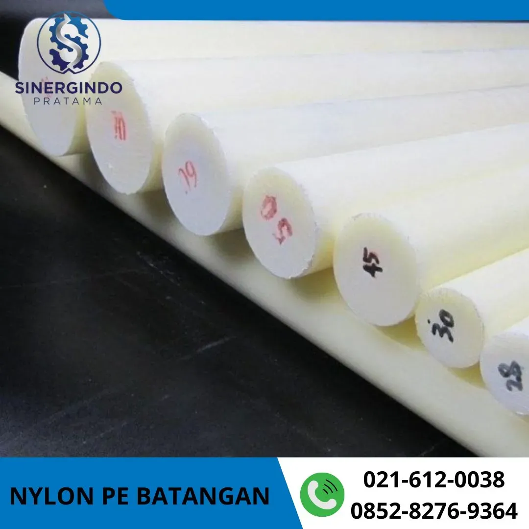 Nylon PE HDPE Batangan Rod berbagai warna dan ukuran